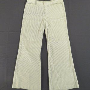 BANANA REPUBLIC Women's 10 (Actual 34x32) Linen Blend Flowy Wide Leg Flare Pants